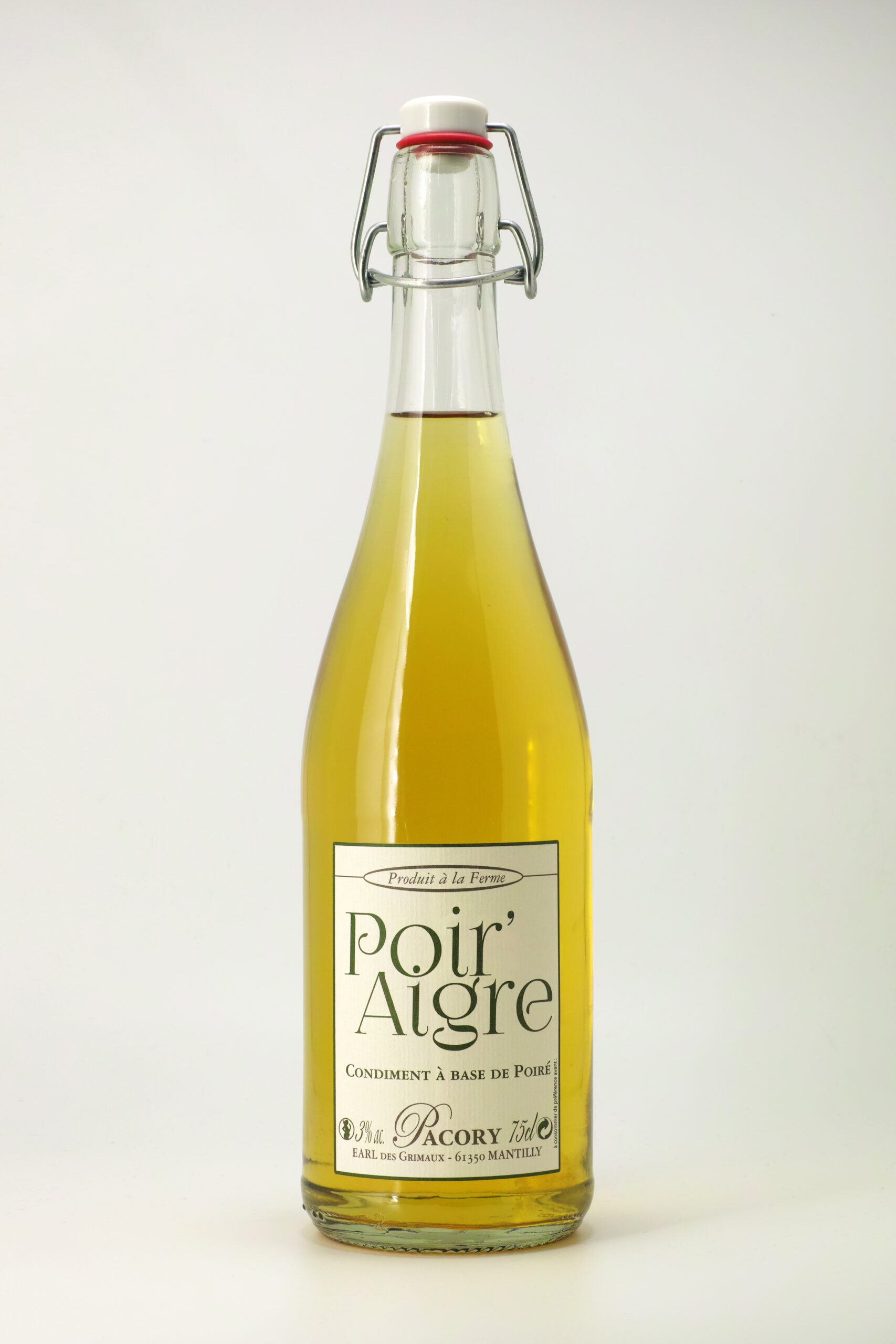 Poir'Aigre - Vinaigre de poire - Pacory